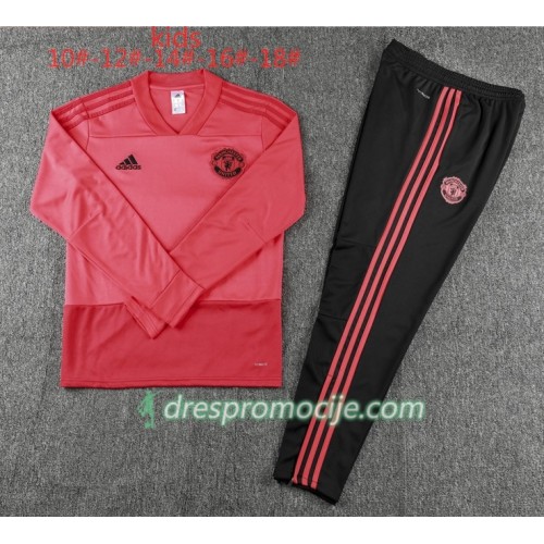 Manchester United Dječji Komplet Sweatshirts Crvena 2018/19 Manchester United Dječji Komplet Sweatshirts Crvena 2018/19